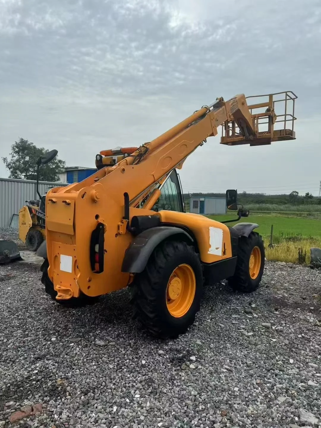 3.5 T Telescopic Boom Forklift With 9.5-meters Arm Length Original Diesel Telescopic Handler