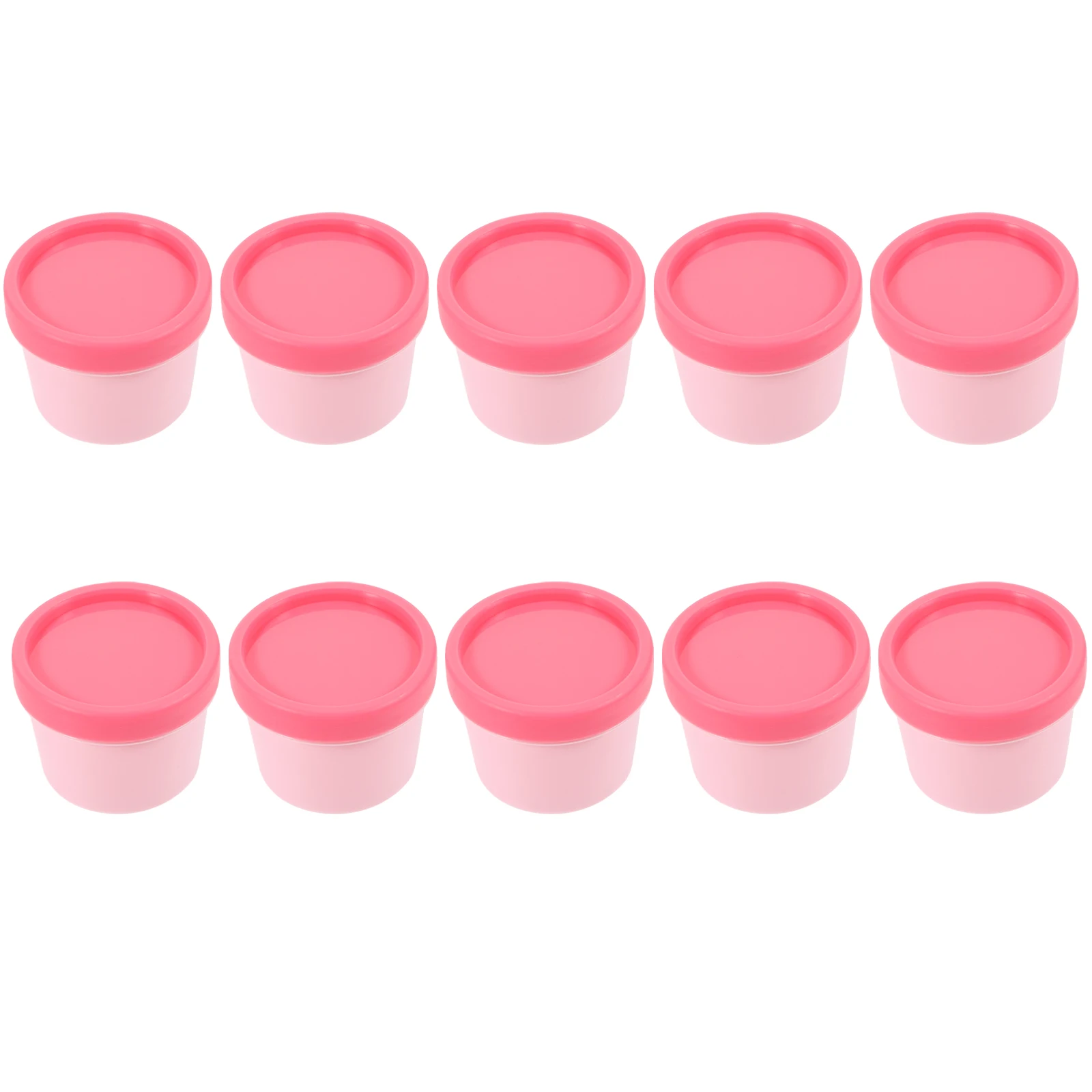 

10pcs Ice Cream Boxes Dessert Cups Color Lids Freezer Storage No Fitting Perfect Sorbet Yogurt Kitchen Office