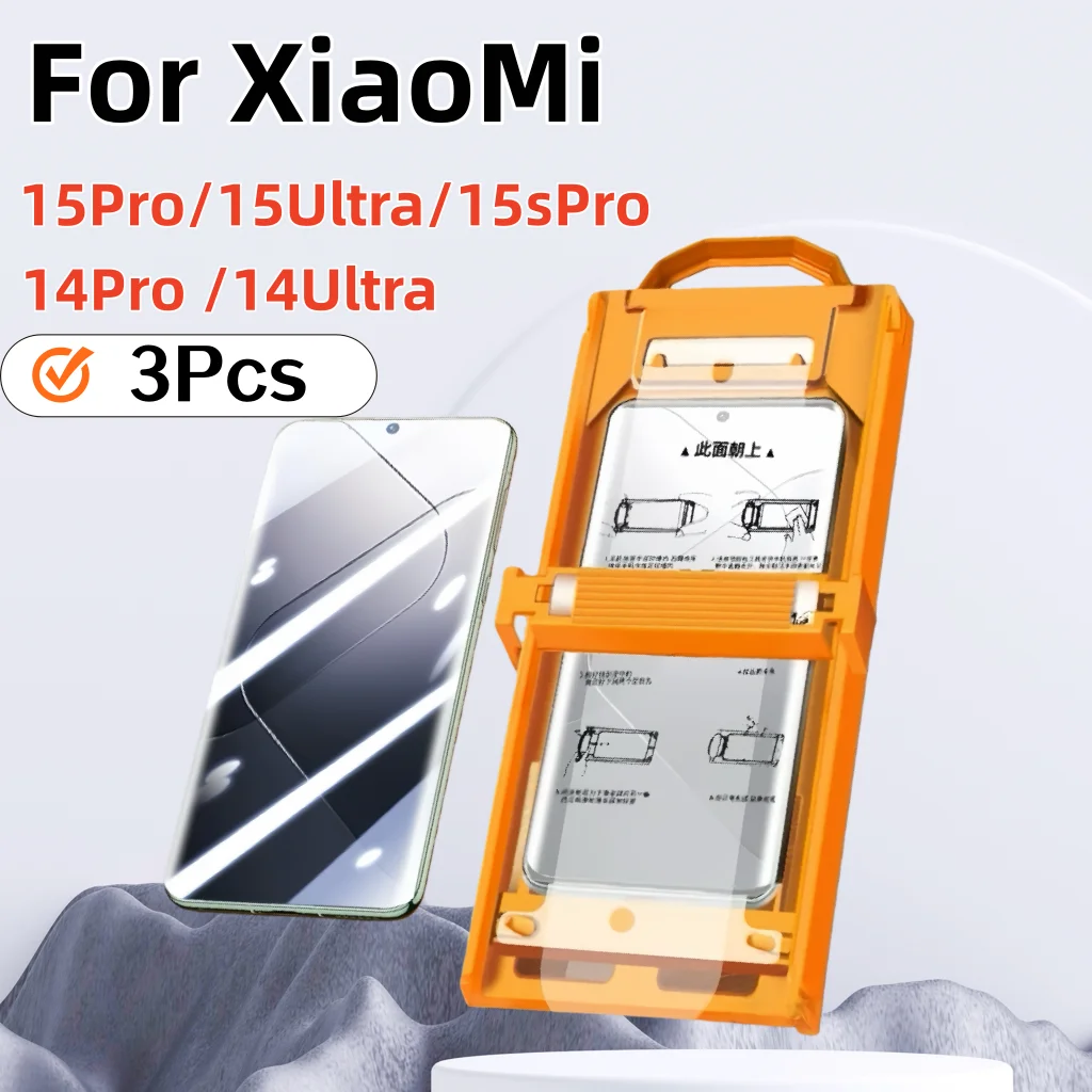 

3Pcs Ceramic Film Screen Protector for XIAOMI Mi 15Ultra 14Ultra 15S Pro 14 15 Pro Ultra No Dust Easy Install
