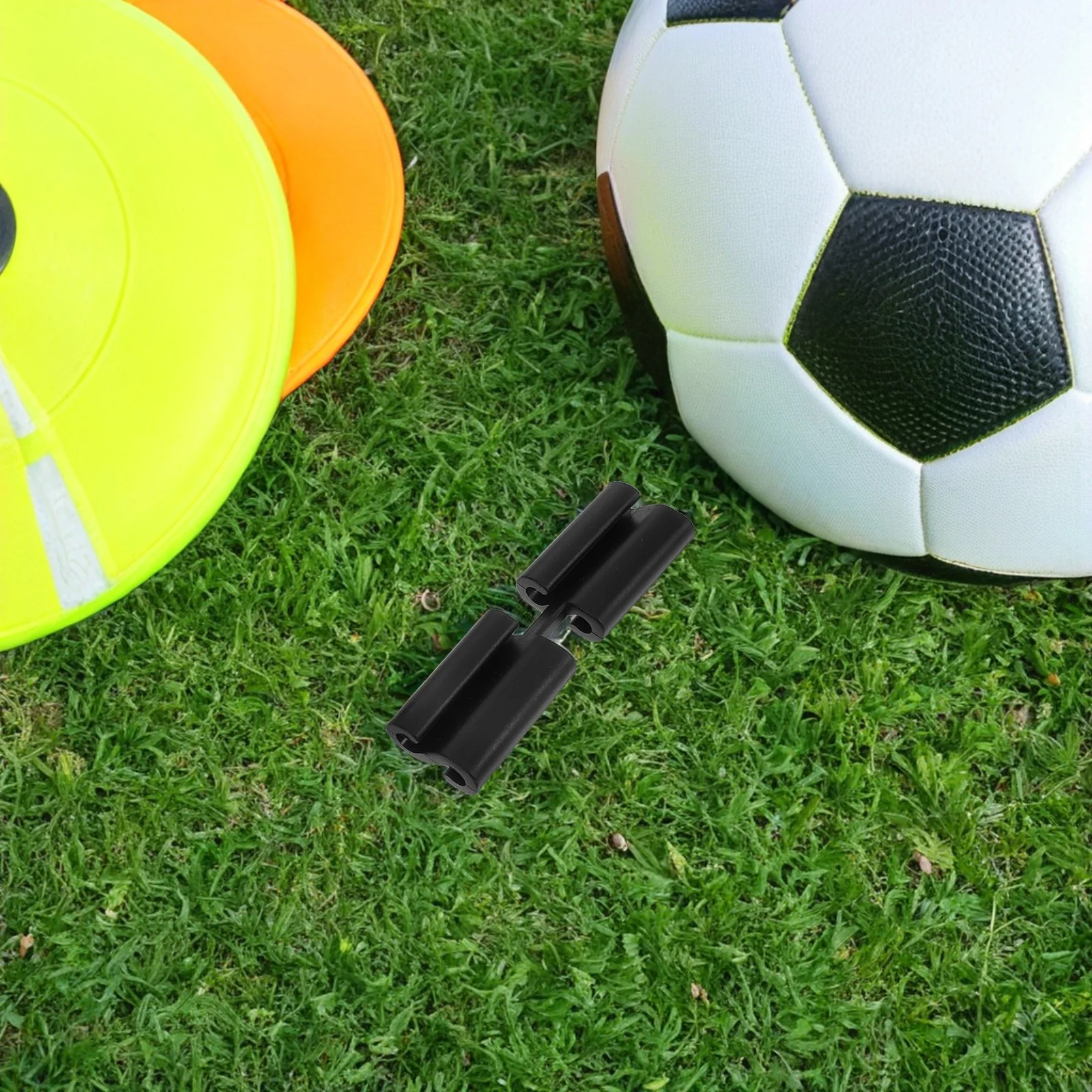 

10 Pcs Football Training Equipment Soccer Agility Clips Black Ring Connector Lightweight Durable Exercise Accessories Precise