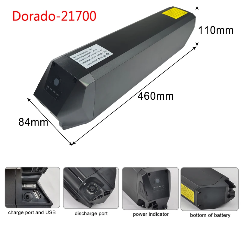 Reention dorado 48v electric bike battery 36V 52V 60V plus Max Pro 21700 lithium ebike battery for Akku NCM Moscow 250-2000wMoto