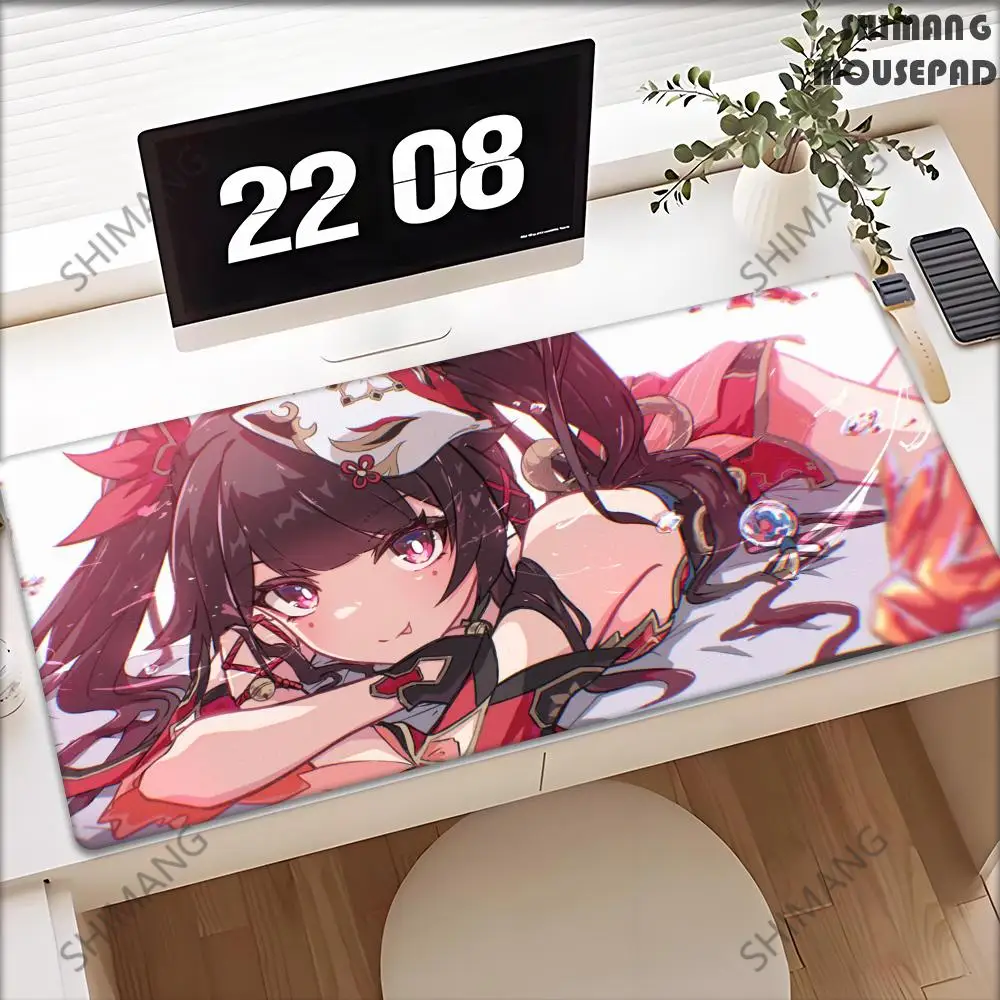 

Sparkle Honkai Star Rail Anime Mousepad Large Gaming Mouse Pad LockEdge Thickened Computer Keyboard Table Desk Mat