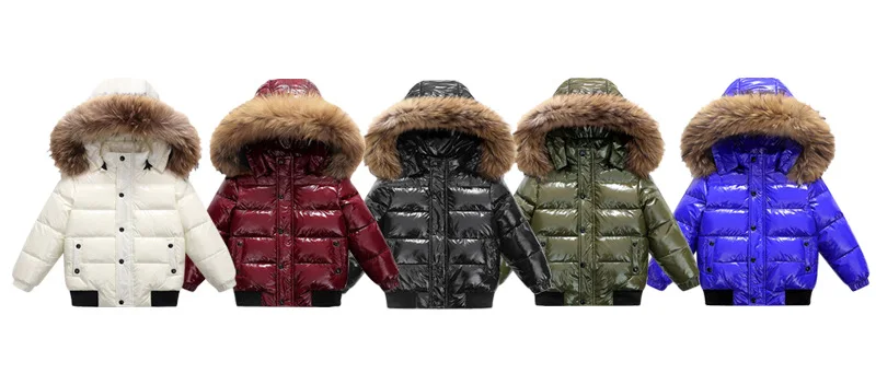 UNITIM Kinder-Daunenjacke für Mädchen mit Kapuze, glänzend, ohne Auswaschen, für Kleinkinder, Jungen, Wintermantel, dick, warm, für Neugeborene, Jungen, Parkas, Oberbekleidung – Detail 3
