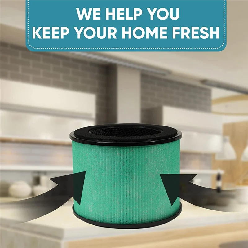 بارتو-فلتر تنقية هواء حقيقي ، درجة H13 ، متوافق مع ، 3 في 1 ، 2 هيبي