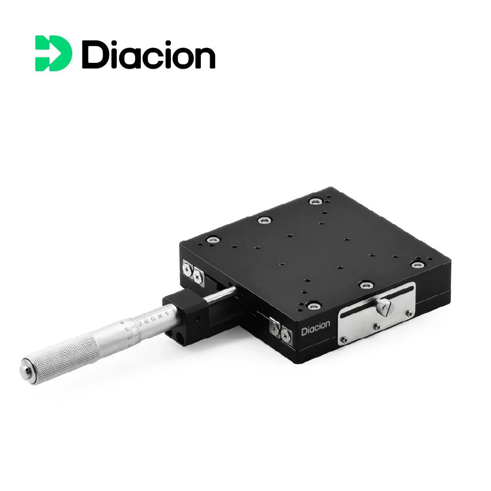 AX120 120*120mm CNC Machining Vision Align Cross Roller Guide High Load Capacity X-Axis Manual Linear Guide Blocks
