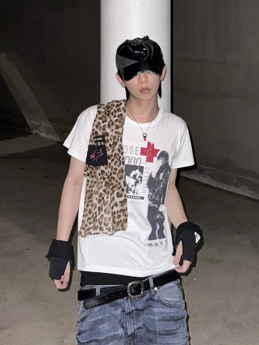 

Casual Printed ort Sve Boxy T-irt Men's Cleanfit Portrait aphic Tee Cotton 00% Street Sle Ciwalk Travel ex