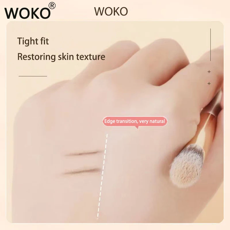 WOKO Double Head Concealer Brush Finger Concealer Makeup Brush & Tip Head Concealer Brush Facial Blemish Coverage Makeup Tool