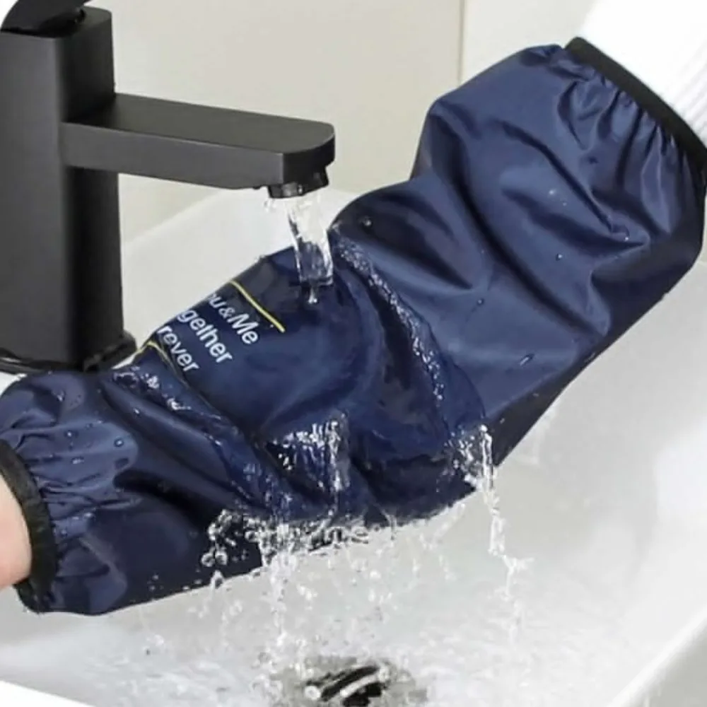 Waterproof Housework Cleaning Arm Sleeves Practical PVC Antifouling Waterproof Sleeves Sleeve Cuff Arm Cover