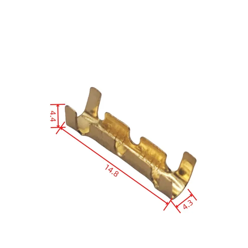 Terminal en forma de U, lengüeta de insertos fríos, conectores de fascia de dientes pequeños, 100-1,5 mm2, 50 piezas/453 piezas 0,3