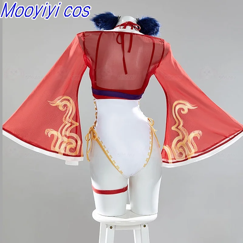 Новый костюм для косплея Ahri на Хэллоуин, Рождество, ролевая вечеринка, комикс, выставочная игра, аниме LOL, купальник с девятью хвостами лисы