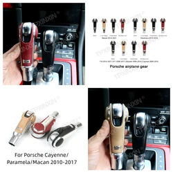 Car Aircraft Gear Handle For Porsche Panamera Macan 718 911 Boxter Cayman 2010-2021 Car Accessories Automatic Gearbox Gear Shift