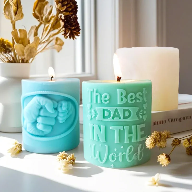 

The Best Dad Letter Mold Father's Day Candle Mold Handmade Soap Crystal Epoxy Resin Mold Silicone Mould