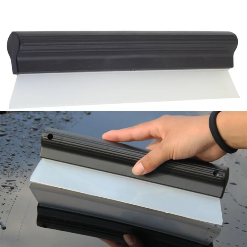 Non-Scratch Flexible Soft Silicone Handy Squeegee Car Wrap Tools Water Window Wiper Drying Blade Clean Scraping Film Scraper