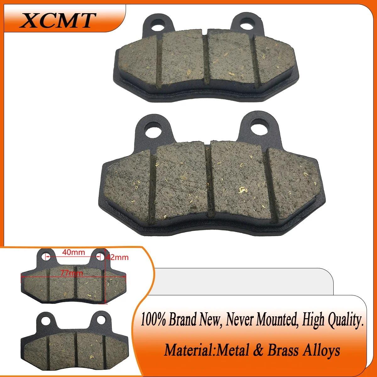 

1pair Dual Pump Motorcycle Front Rear Disc Brake Pads For ATV 50cc 125cc 150cc 250cc Roketa TaoTao GY6 Scooter Moped