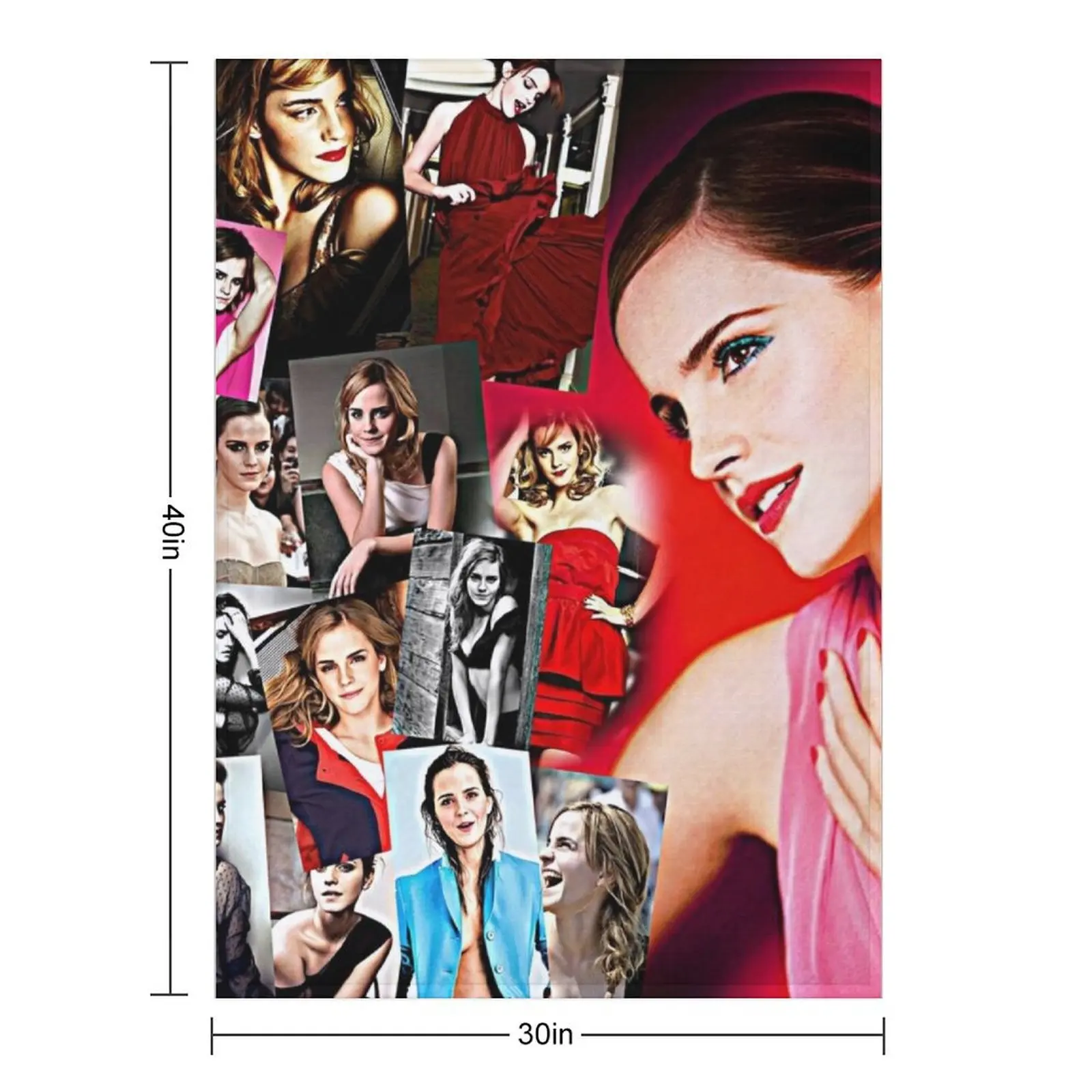 بطانية رمي إيما واتسون ثقيلة للنوم، بطانيات سفر أنيمي للأطفال