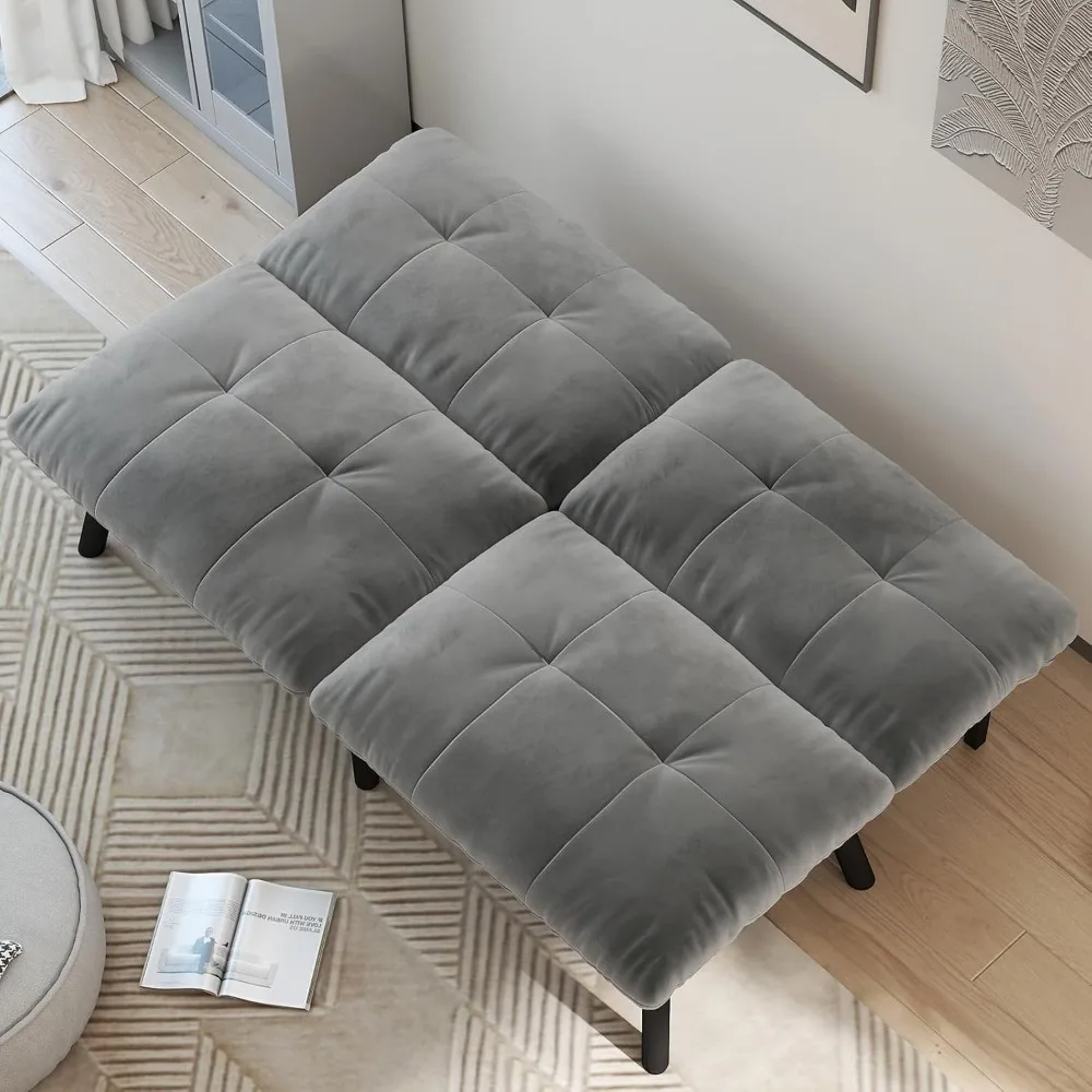 مسند ظهر قابل للتعديل لأريكة فوتون مع وسادة سميكة من القماش المخملي لصالة غرفة المعيشة واستخدام القسم #6