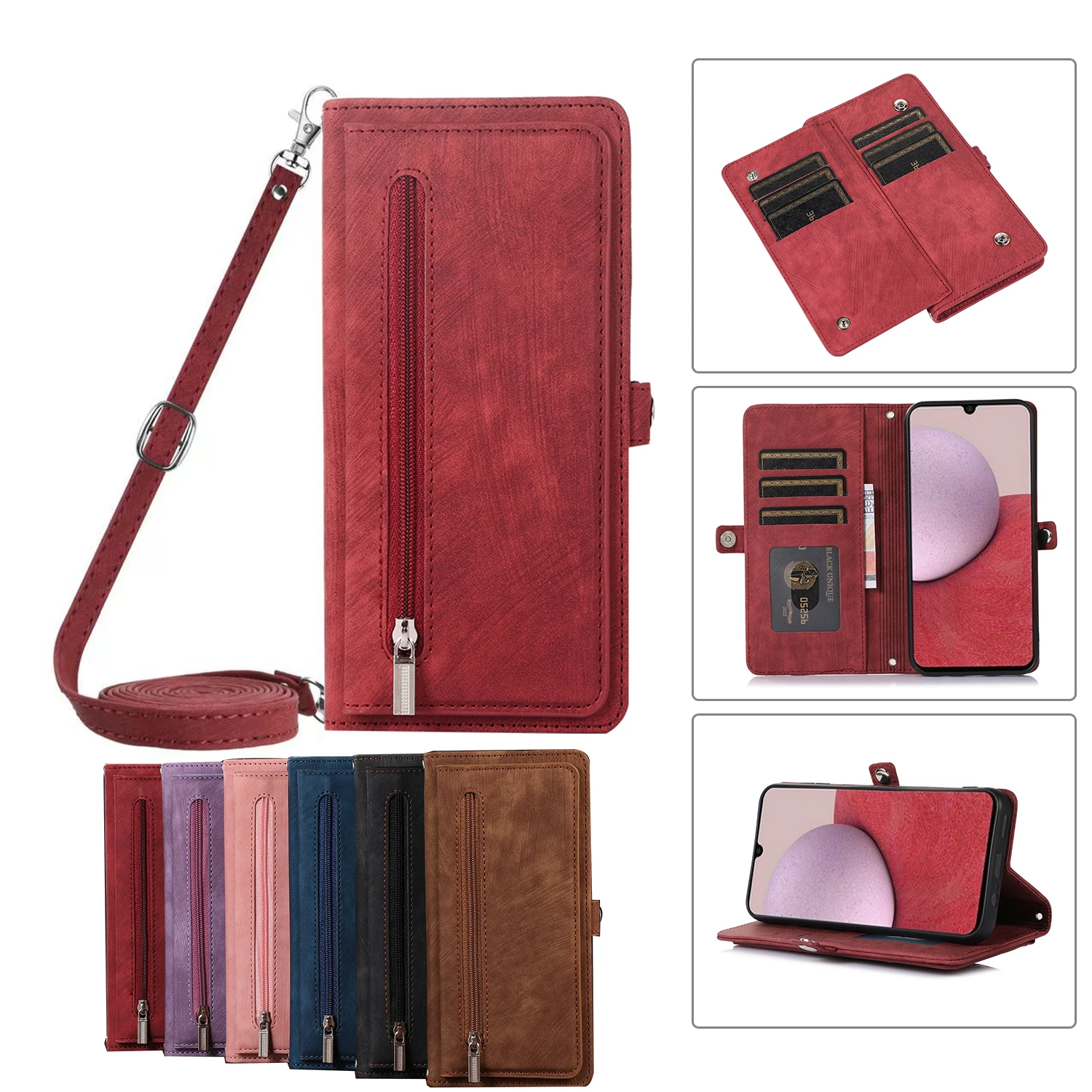 Luxury Zipper Walle…