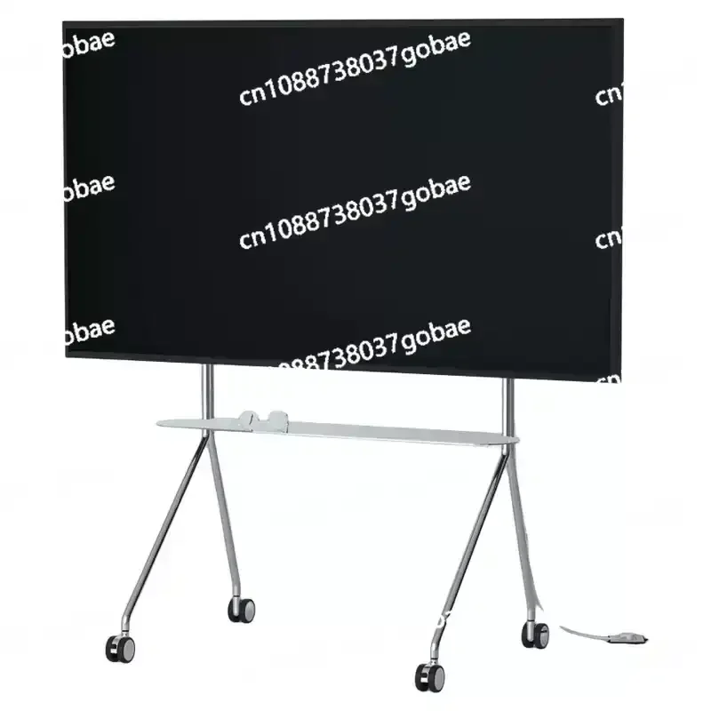 Simple TV Movable Bracket Floor Type Roller Cart Universal LCD Screen Integrated Rack
