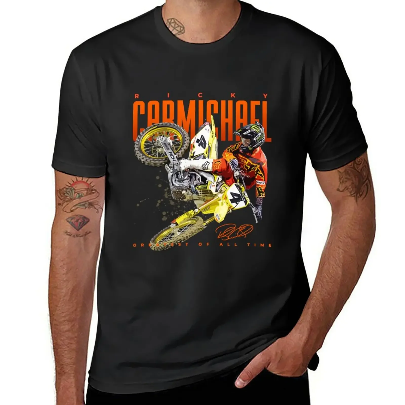 New Ricky Carmichael T-Shirt cute clothes blank t shirts summer clothes oversized t shirts t shirt men