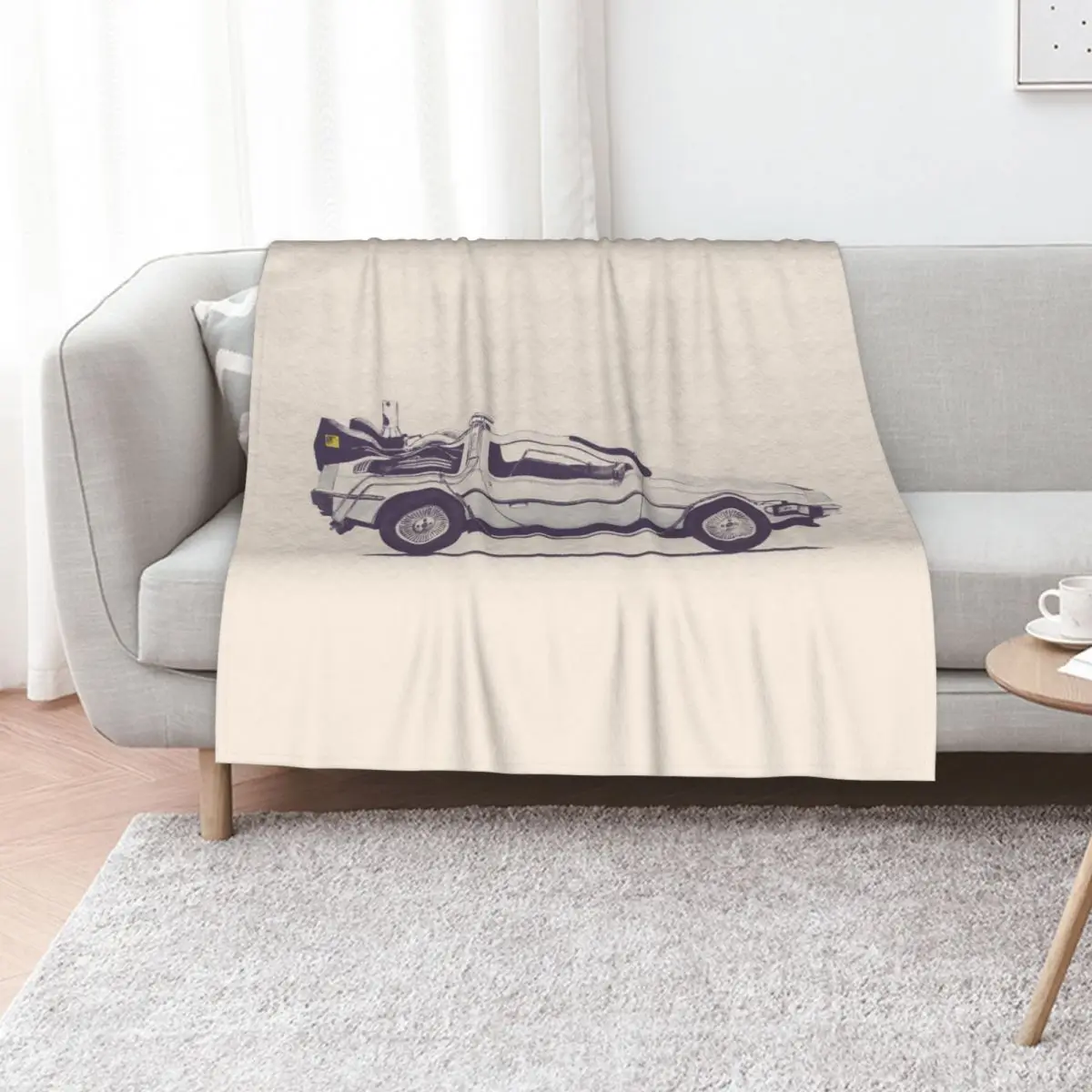 

Delorean Throw Blanket Kid'S Soft Beds Personalized Gift Bed linens Blankets