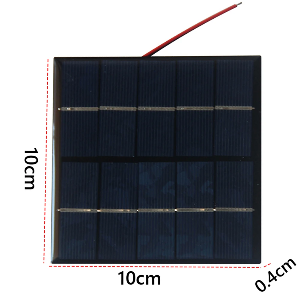 1,2 Вт 5 В солнечная панель небольшой мощности аварийные панели 100*100 мм уличное солнечное зарядное устройство мини-солнечная батарея для кемпинга, пешего туризма, альпинизма