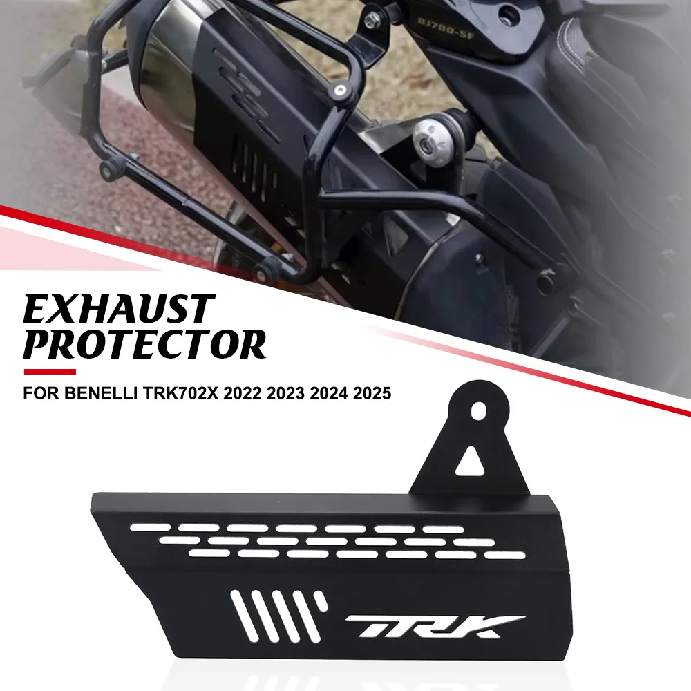 

For Benelli TRK702X 2022 2023 2024 2025 Exhaust Pipe Protector Heat Shield Guard Anti-scalding Exhaust Cover TRK702 X TRK 702 X