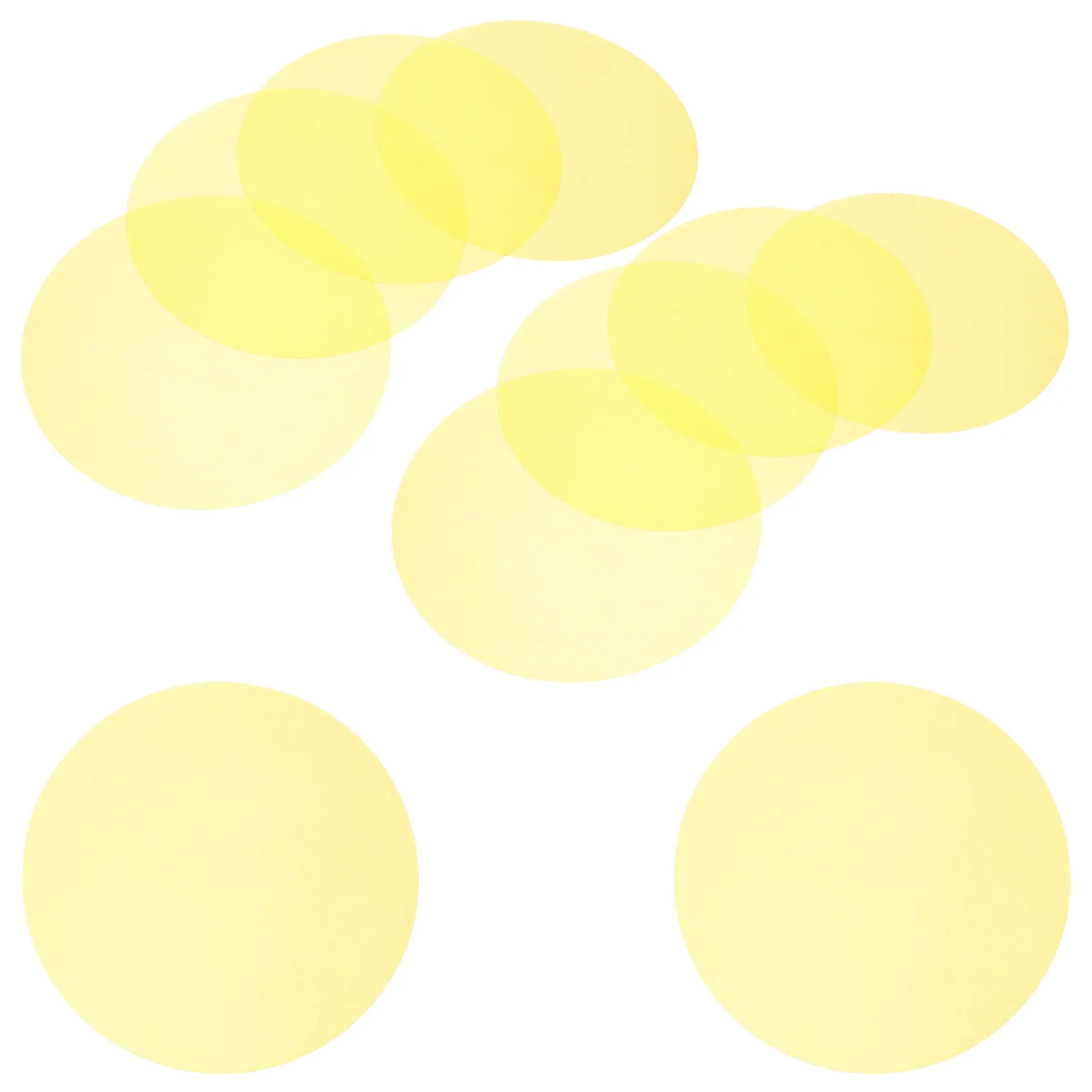 15pcs Light Color Filter Sheets, Self-Adhesive Warm Light Correction Film for LED Downlights, Spotlights & Stage Lamps