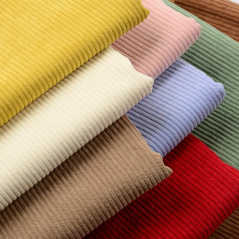 Thickend Corduroy Fabric By Meters for Upholstery Clothes Coat Pillowcase Sofa Cover Diy Sewing Cloth Soft Warm Wearable Plain