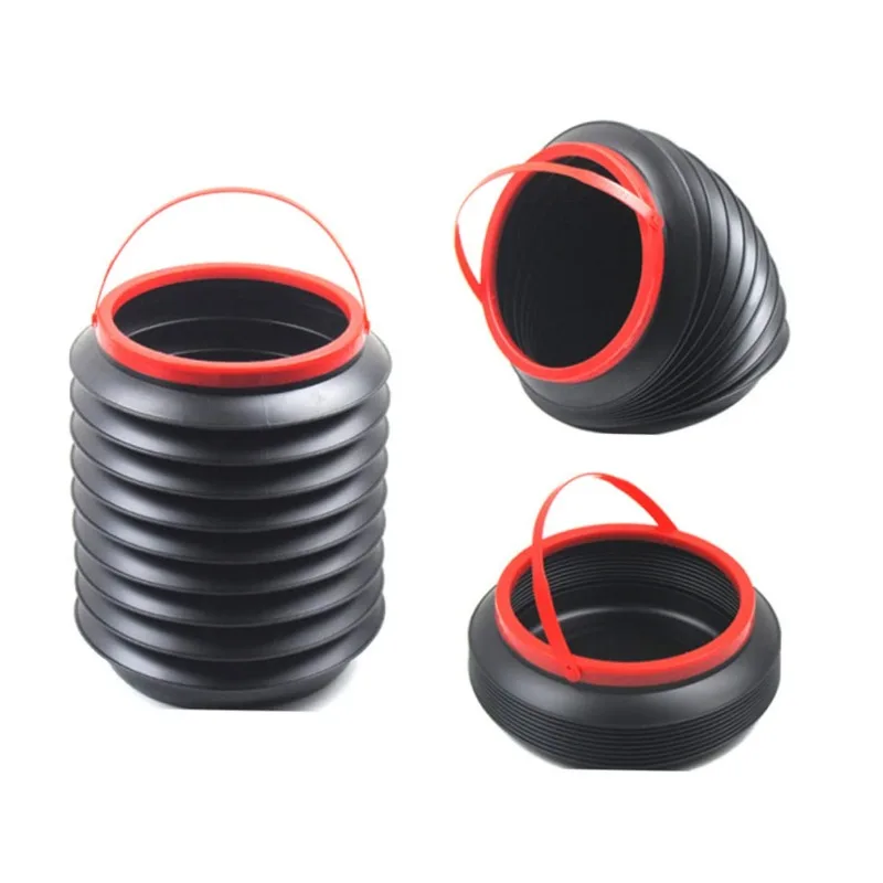 

Портативное автомобильное мусорное ведро 4л, складное ведро для рыбалки на открытом воздухе, мусорное ведро, мини-многофункциональное портативное ведро для хранения, автомобильное мусорное ведро