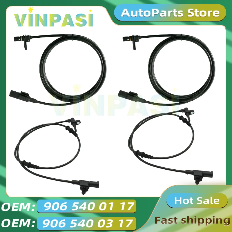 Front Rear Speed Sensors Suitable for Mercedes Benz SPRINTER B906 High Quality ABS Wheel Speed Sensor 9065400117 9065400317