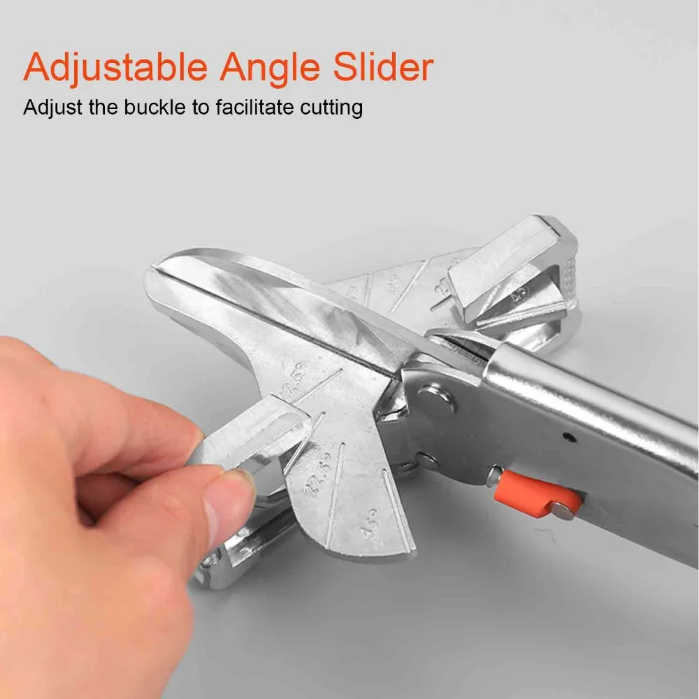 11pcs Adjustable Bevel Miter Shear Angular Design Multi-Position Locking Angular Cutting Tool Adjustable Angle Scissors