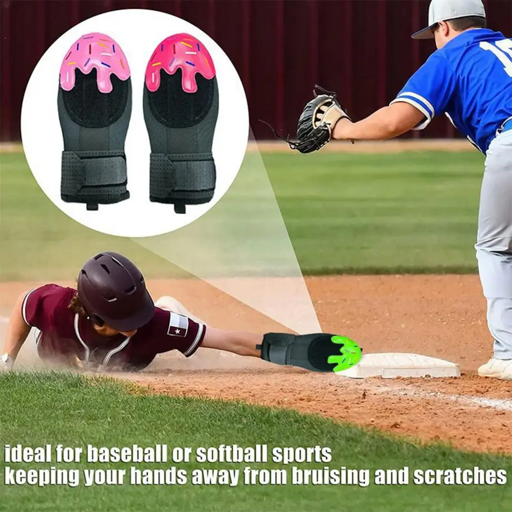 Baseball Sliding Mitt Adjustable Wrist Compression Strap Universal Left or Right Hand Baseball Sliding Glove Sport Supplies