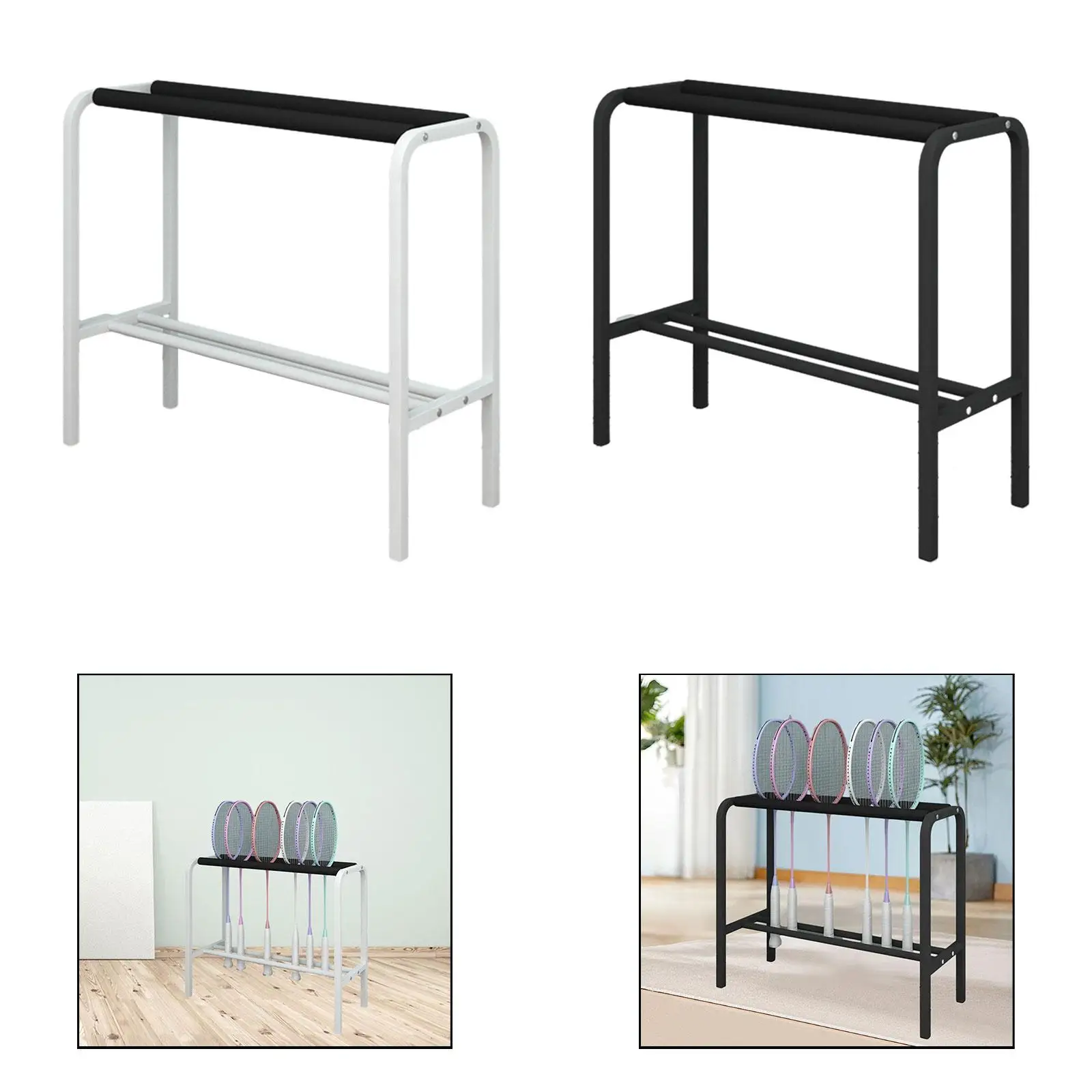 

Стеллаж для хранения ракеток для бадминтона, держатель теннисных ракеток, подставка для хранения Стойка для демонстрации теннисных ракеток