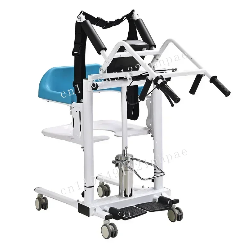 

Commode Chair Manual Hydraulic Patient Lift Transfer Chair