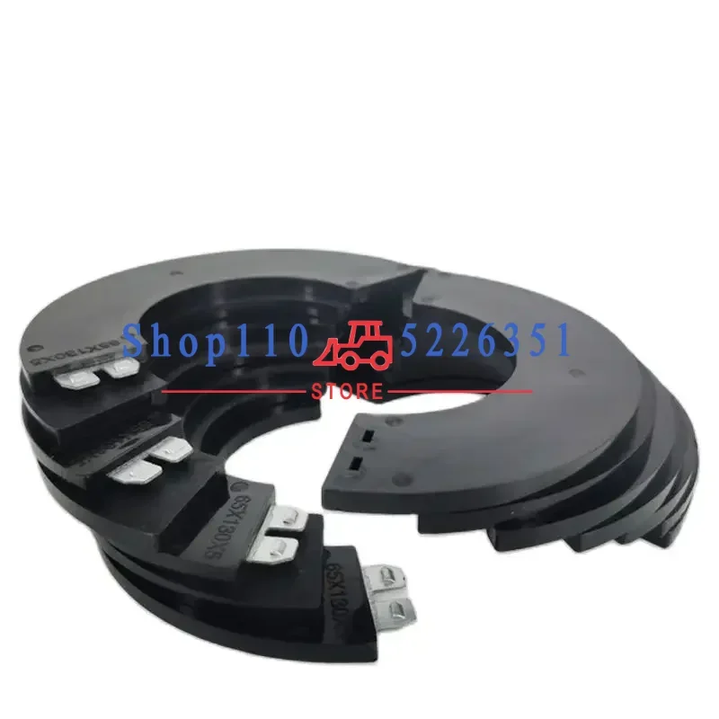 4 Pieces Excavator Bucket Shaft Digging Bucket Pin Resin Pad Wear-resistant Washer Detachable Shaft Gasket