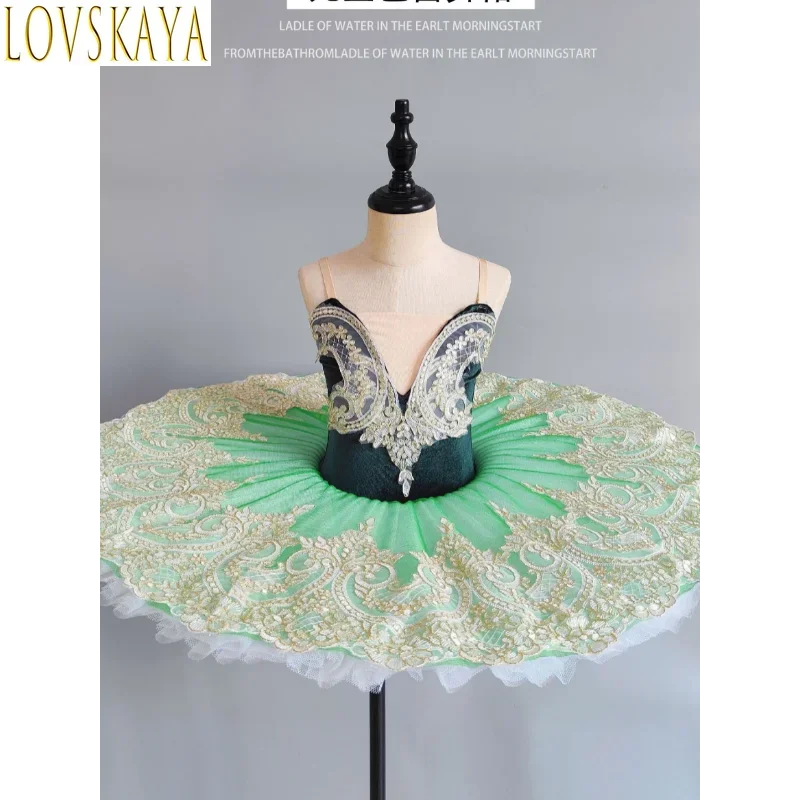 New Professional Ballet Girl's Pancake Performance Children's Ballet Girl's Dress