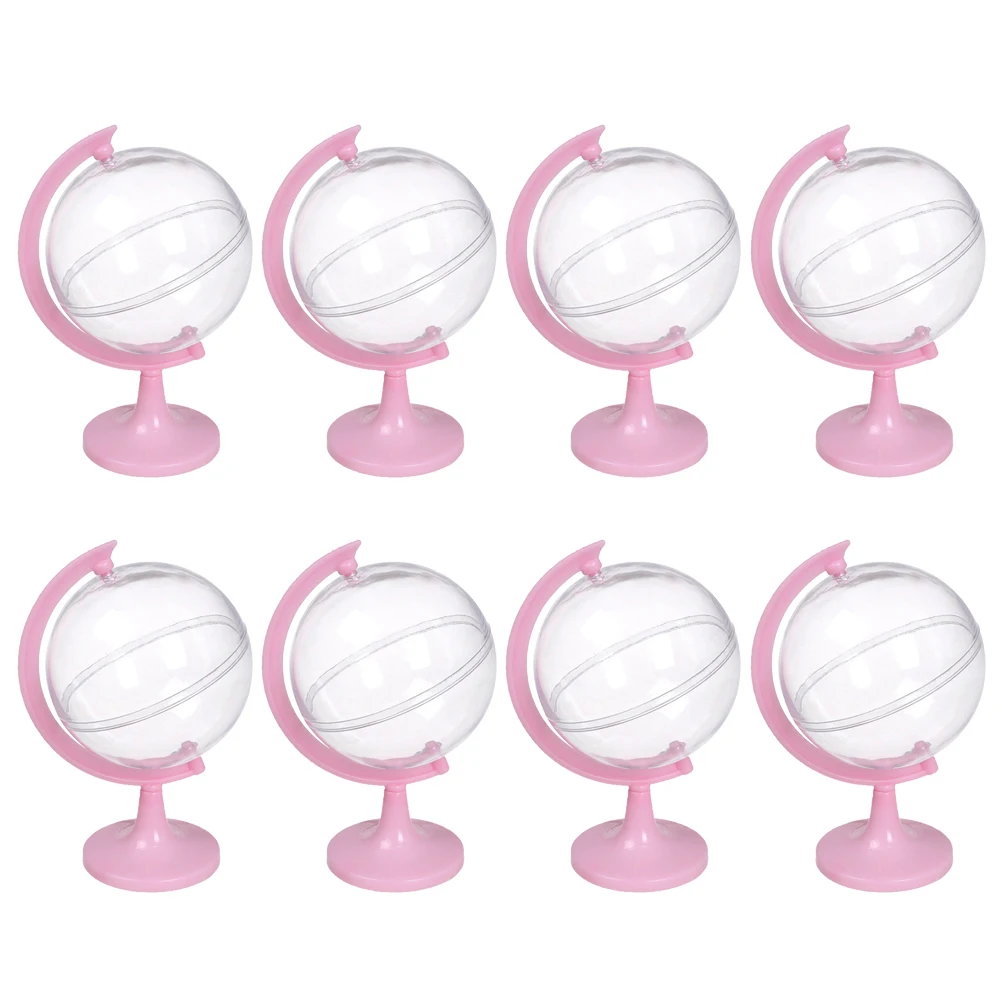 

12pcs Plastic For Case Wedding Christmas Party Container Creative Candy Box Small Gift Candy Container Case Pink
