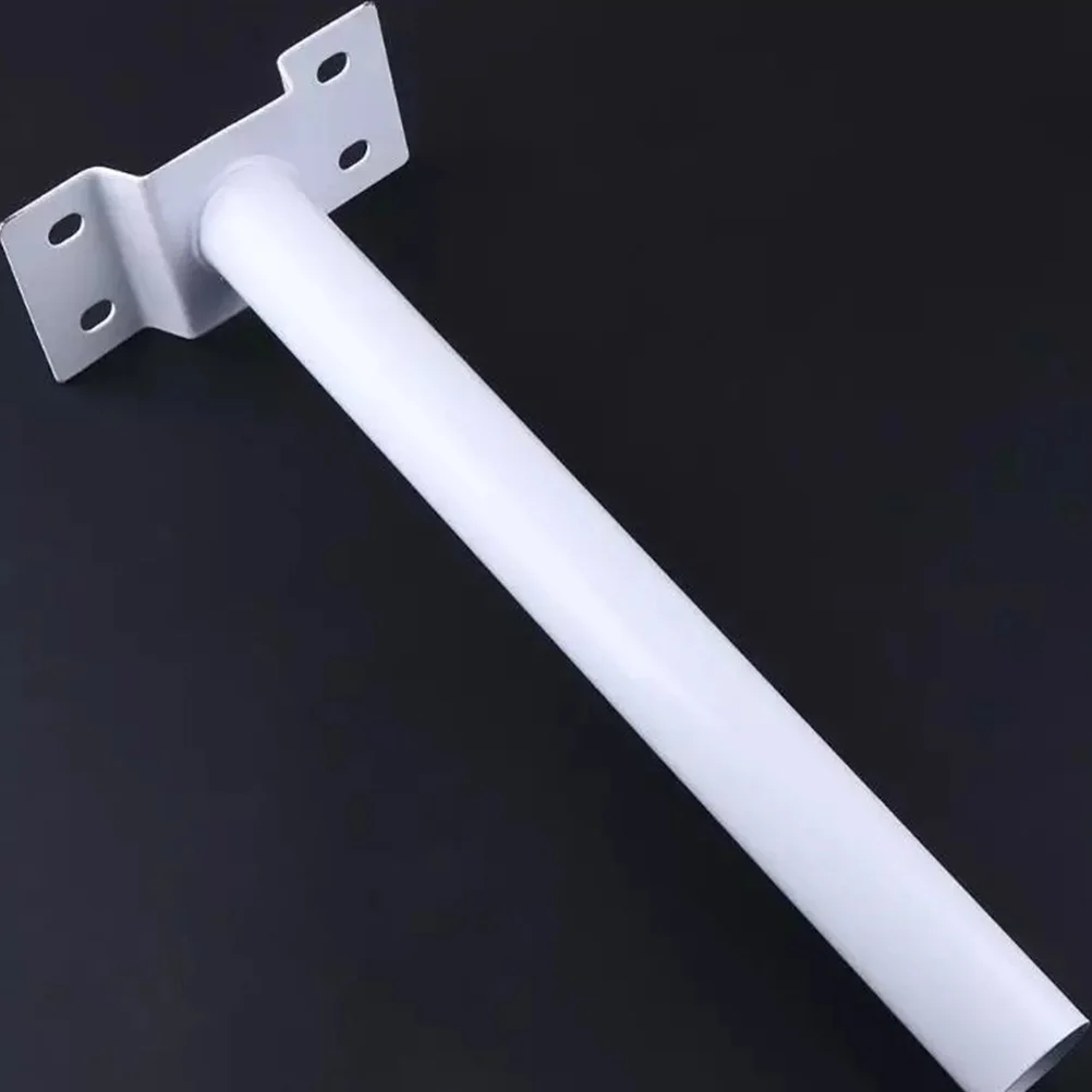 Wall Mount Street Lamp Parts Pole Bracket Outdoor Light Fixtures Flagpole Fixing Supply Solar White Patio Poles Mounting