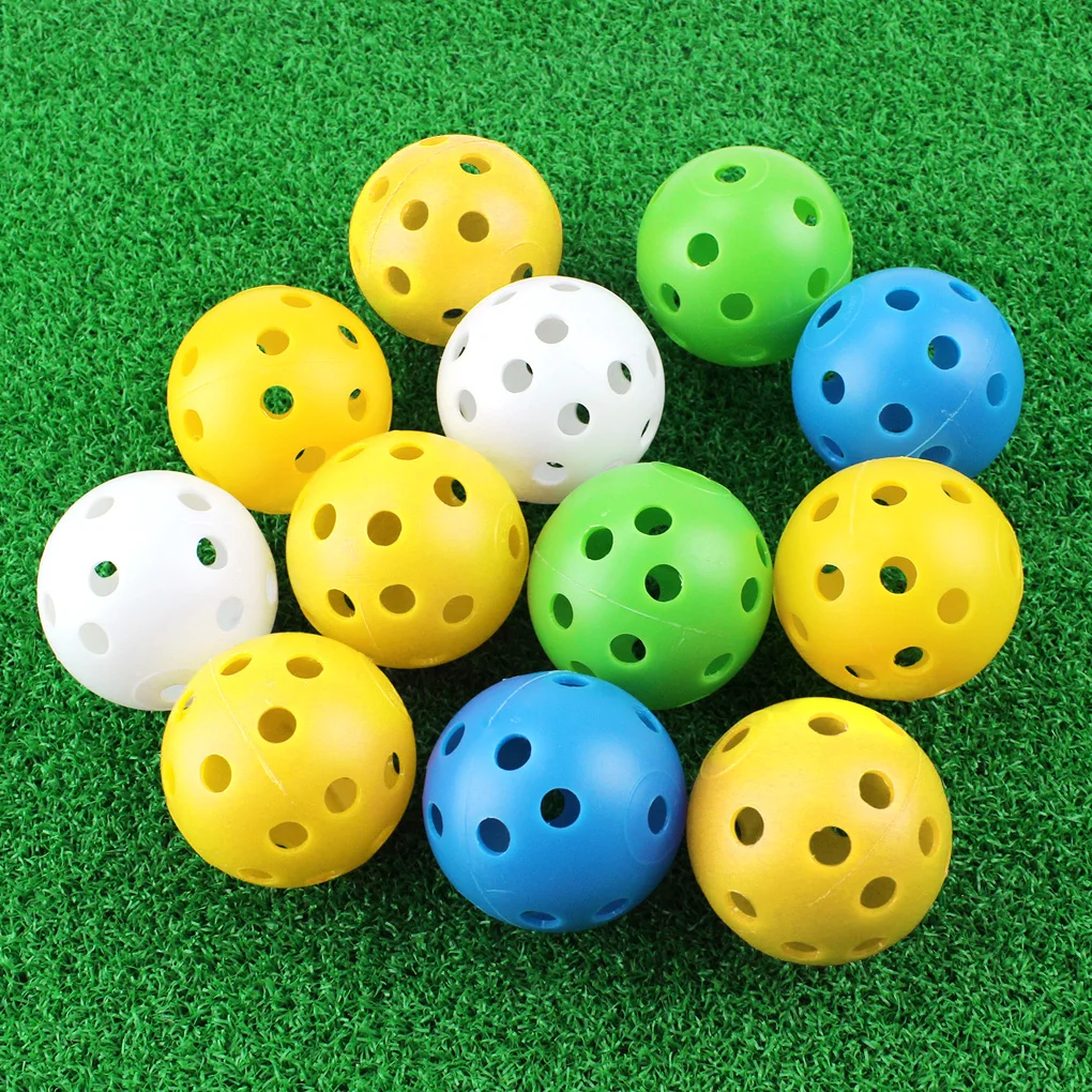 Palla da allenamento per golf indoor cava elastica da 50 pezzi 26 fori per bambini