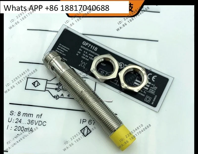 Inductive Proximity Switch GF711S DC Four-Wire PNP Normally Open and Normally Closed Sensor