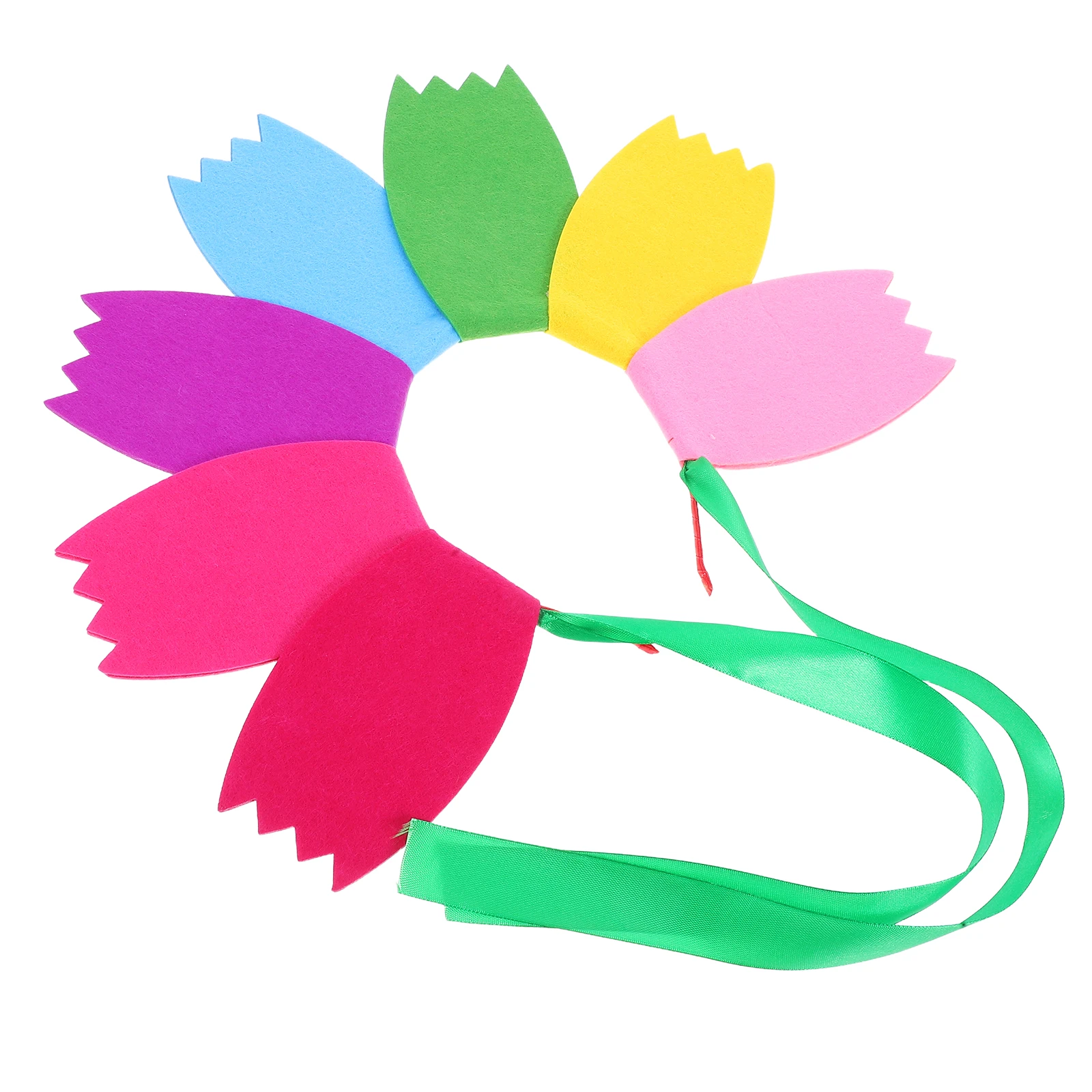 

Sunflower Headband Kids Party Hats Photo Props Fabric Birthday Carnival Accessories Flower Girl Headpiece