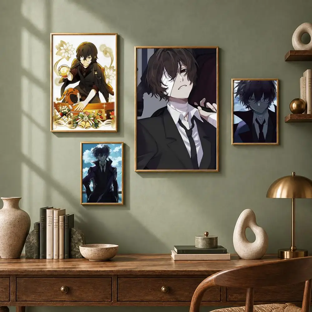 Popular Anime B-Bungo Stray DogsS Poster HD Self-Adhesive No Residue After Removal Ideal for All Kinds of Wall Decor