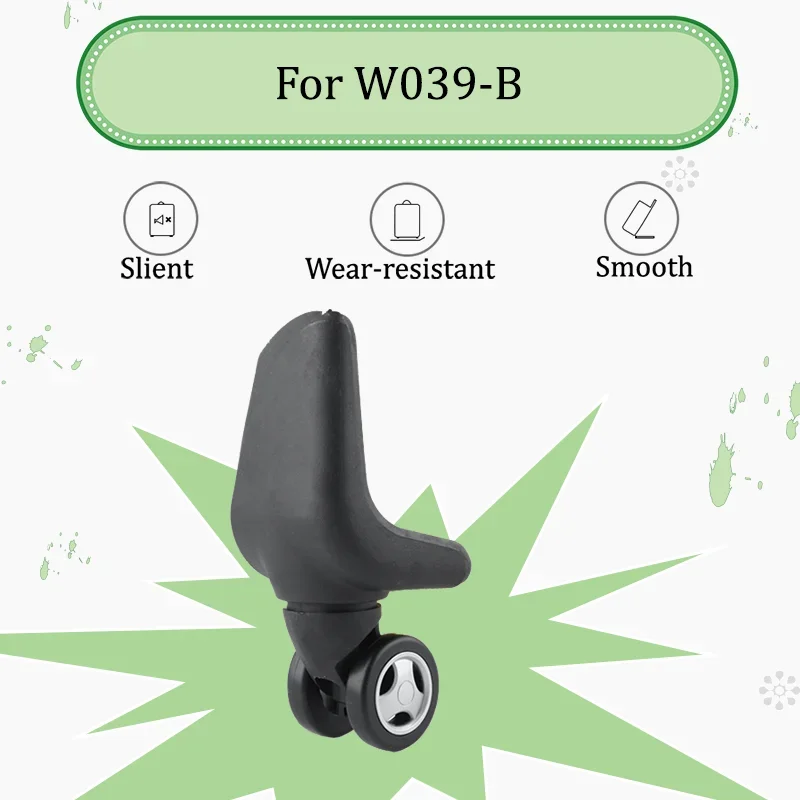 

For W039-B Luggage Wheel Replacement Parts Silent & Smooth Universal Suitcase Wheels High-Strength Swivel Casters