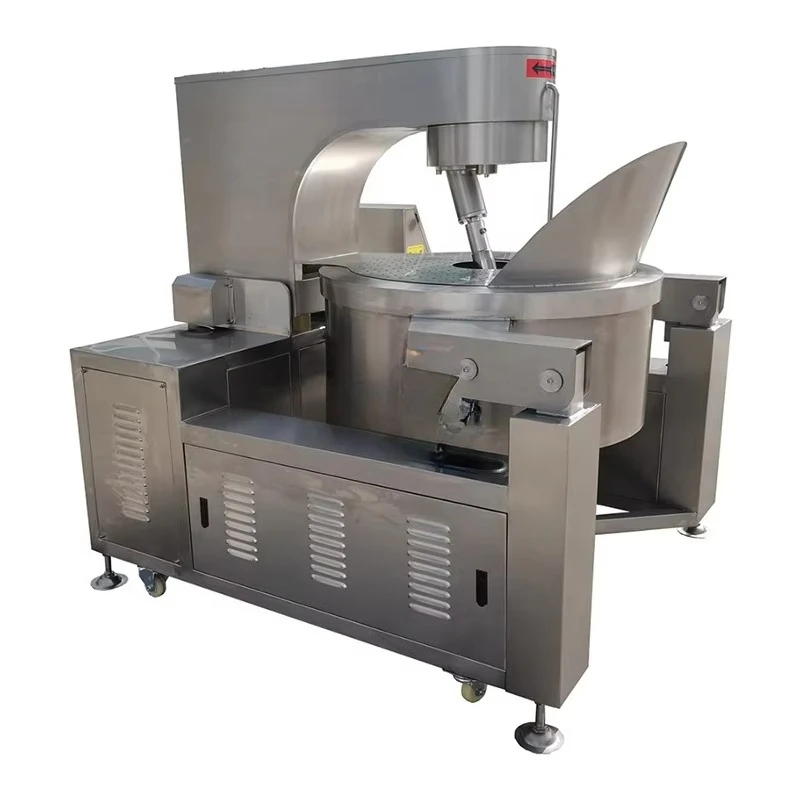 Hot Sale Large Scale Industrial Chicken Popcorn Manufacture Frying MachineTumbler Popcorn Producing Machine 100-600L