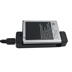 1 Slot Mobile Battery Charger Accessories Universal Battery Charger for 6-9cm Batteries Battery Fast Charging with LED Indicator