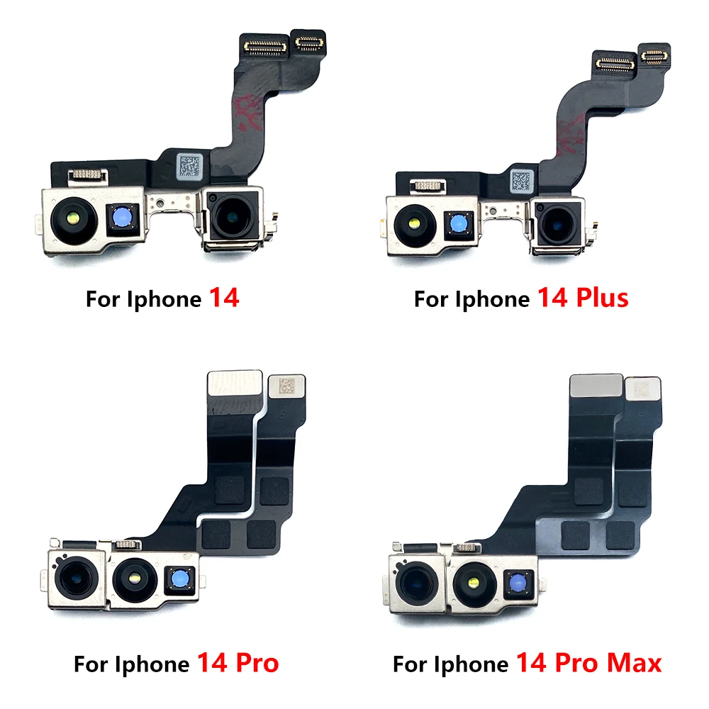 5Pcs，NEW Front Camera For IPhone 11 12 Pro Max 13 mini Front Small Camera Module Flex Cable Replacement Repair Part