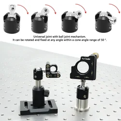 Universal Connector Ball Joint Mount Rod Connector Optical Path Experiment Optical Instrument S/N0002-3