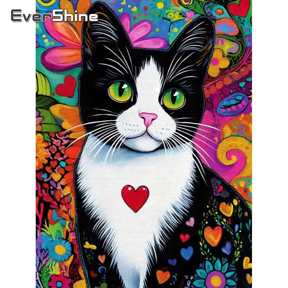 Evershine Diamant-Malerei, Hund, Tier, Strass-Bilder, Cartoon-Diamant-Stickerei, Brücke, buntes Kunsthandwerk, handgefertigtes Geschenk
