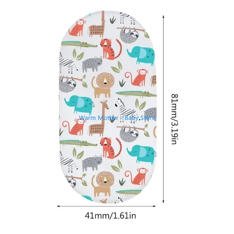 غطاء وسادة تغيير الحفاضات ملاءة مرتبة ملاءة سرير للأطفال 57QE #6