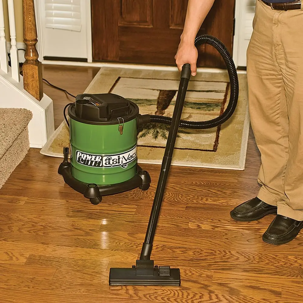 PAVC101 10 Amp Ash Vacuum,Green / Black Includes: Metal Hose, Metal Nozzle, Wheeled Base